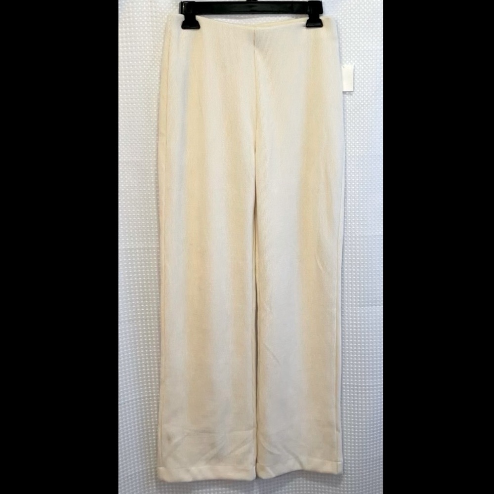Mango Ribbed Knit Trousers - Picture 2 of 8